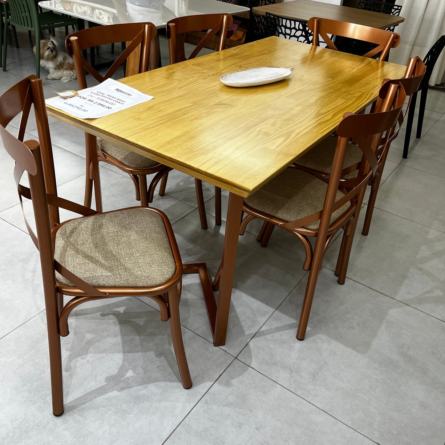 Conjunto Mesa Alice / Cadeiras Karina